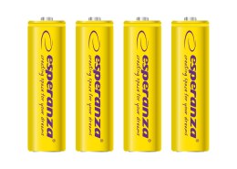 ESPERANZA AKUMULATORKI NI-MH AA 2000MAH 4SZT. ŻÓŁTE