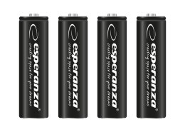 ESPERANZA AKUMULATORKI NI-MH AA HIGH-CAPACITY 2600MAH 4SZT CZARNE