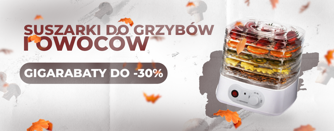 Suszarki do grzybów i owoców Esperanza